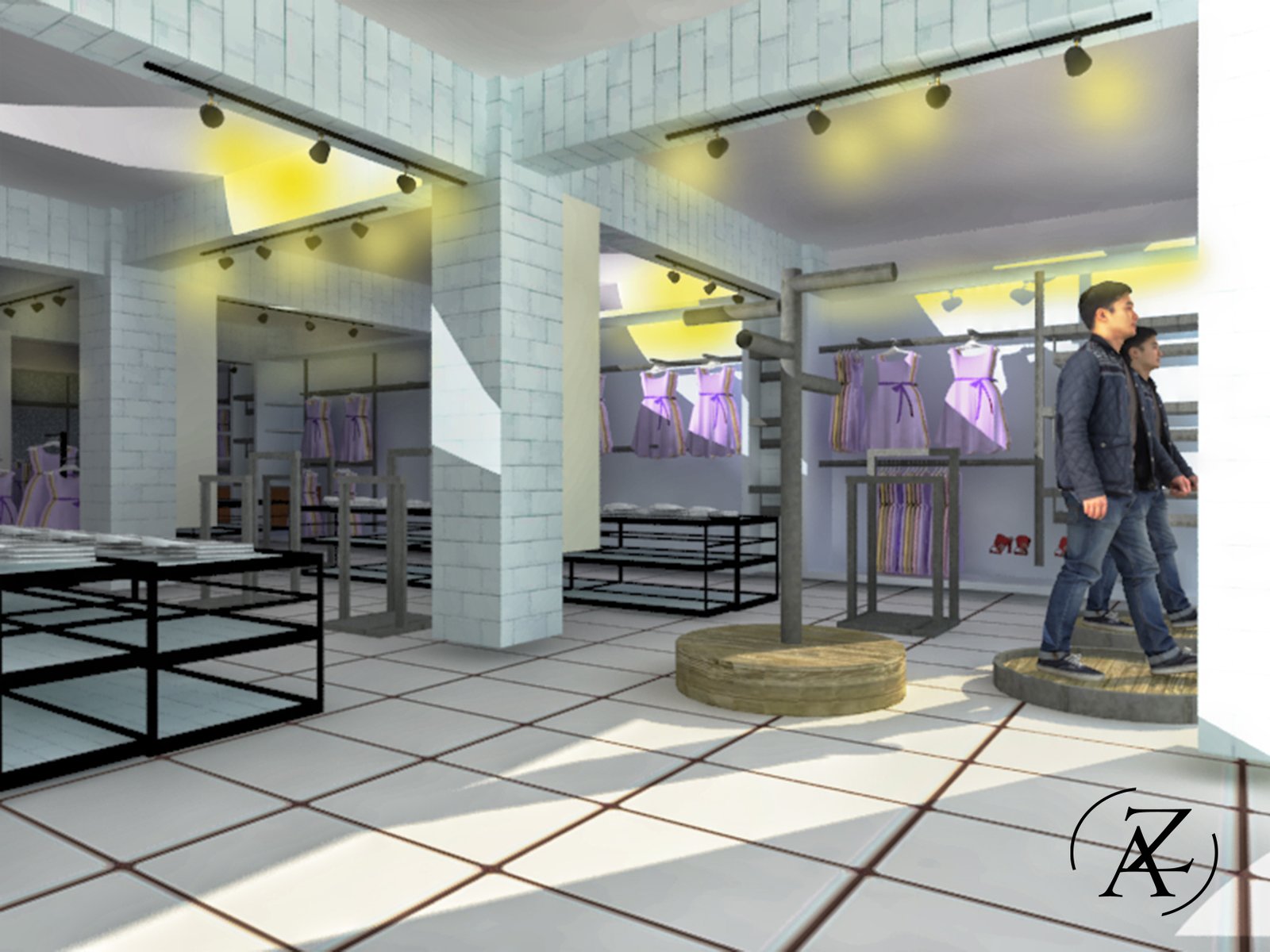 Interior Toko Pakaian - Foto 3